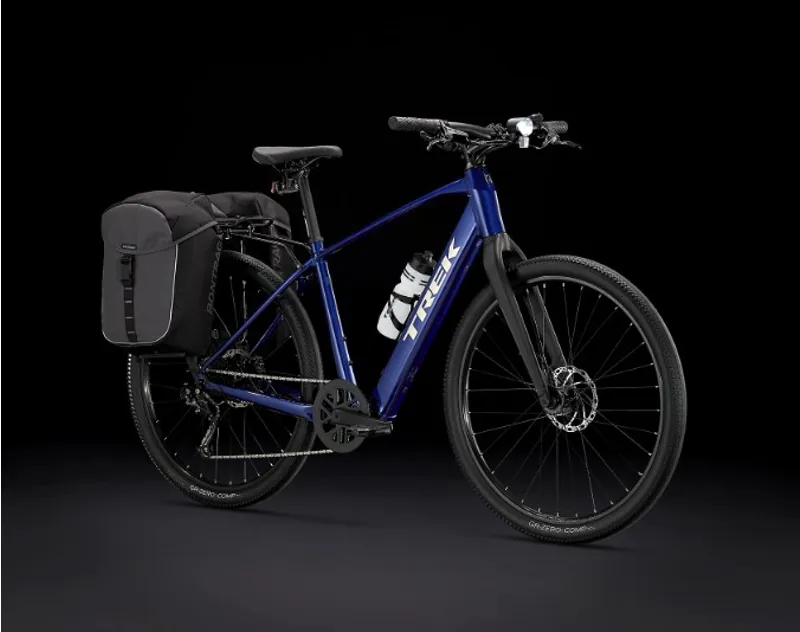 Trek Dual Sport+ 2 Hybrid Electric Bike 2025 in Hex Blue-11